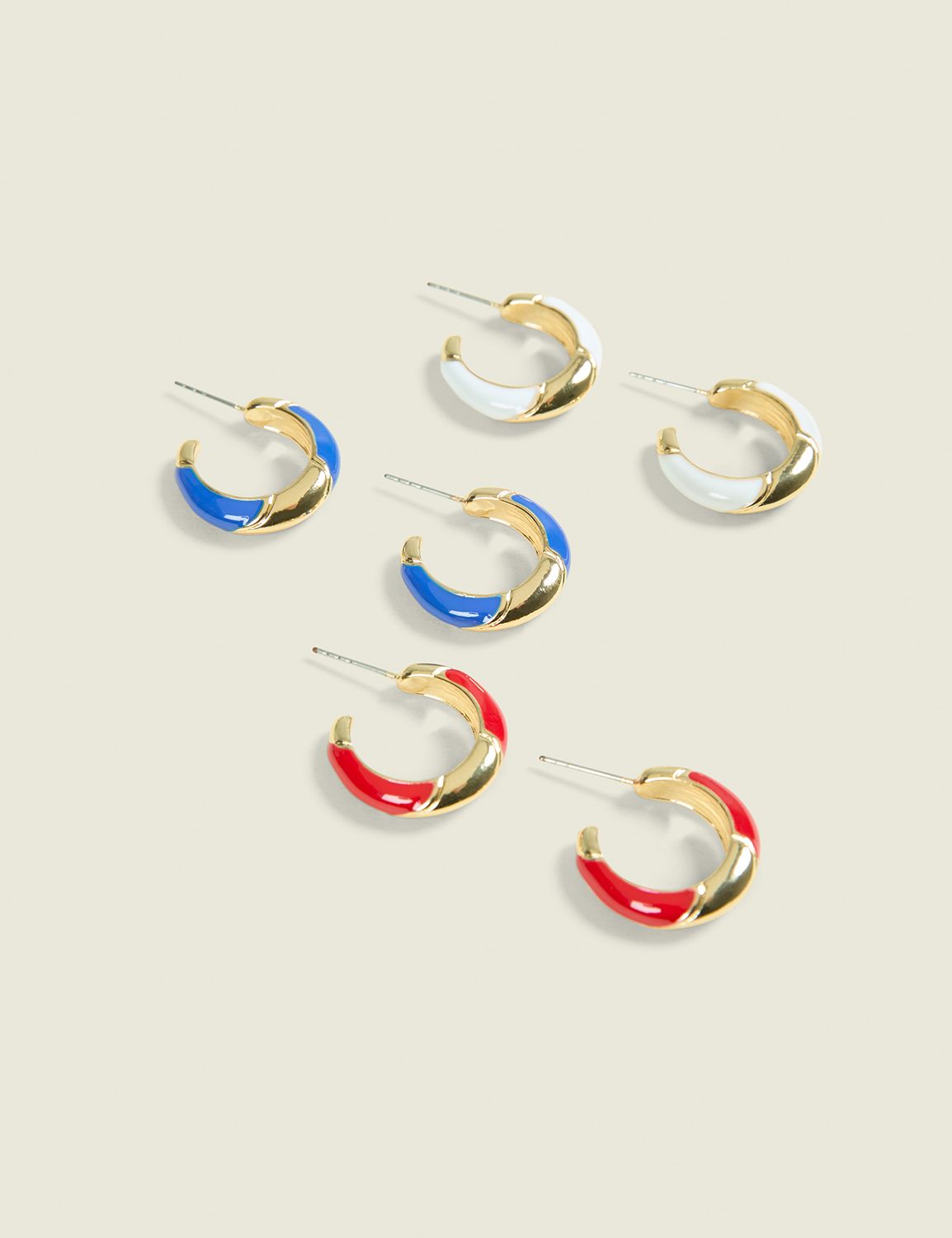 Americana Hoop Earrings 3-Pack