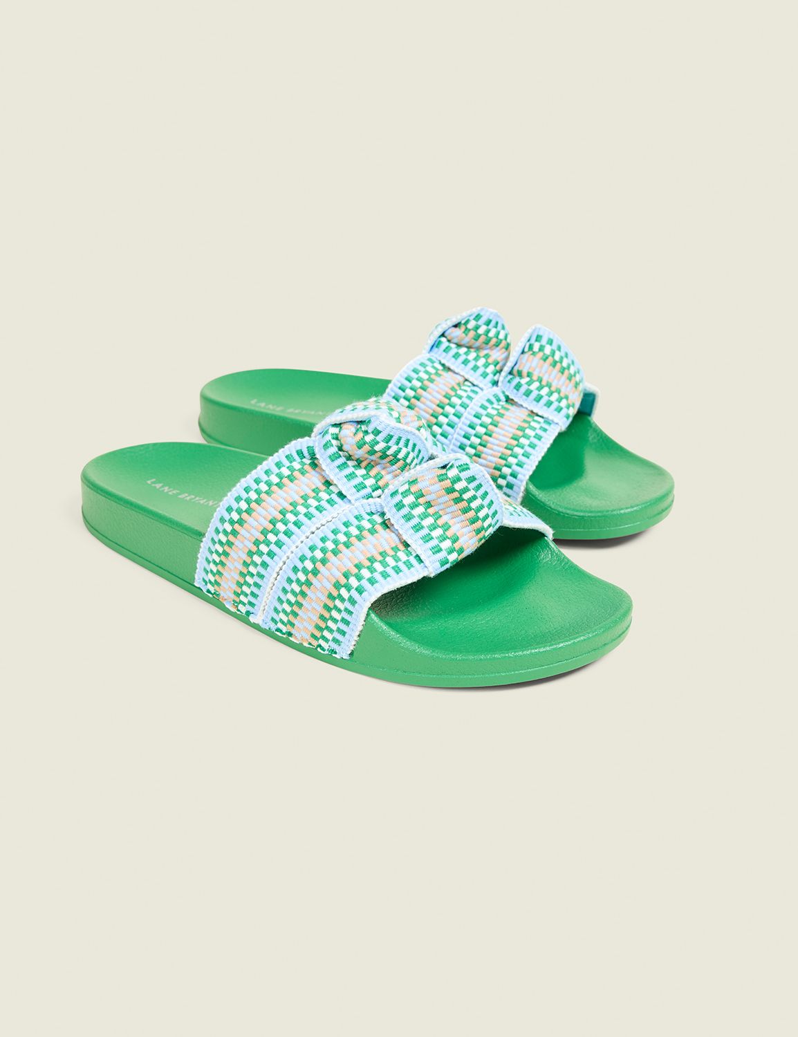 Multi-Color Double Knot Slide Sandal