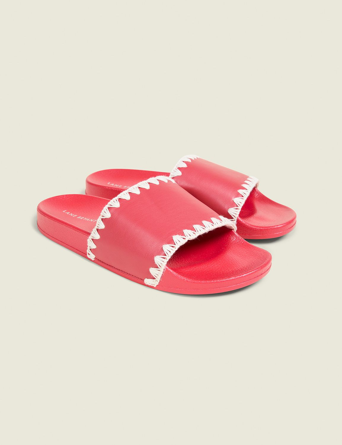 Whipstitch Slide Sandal
