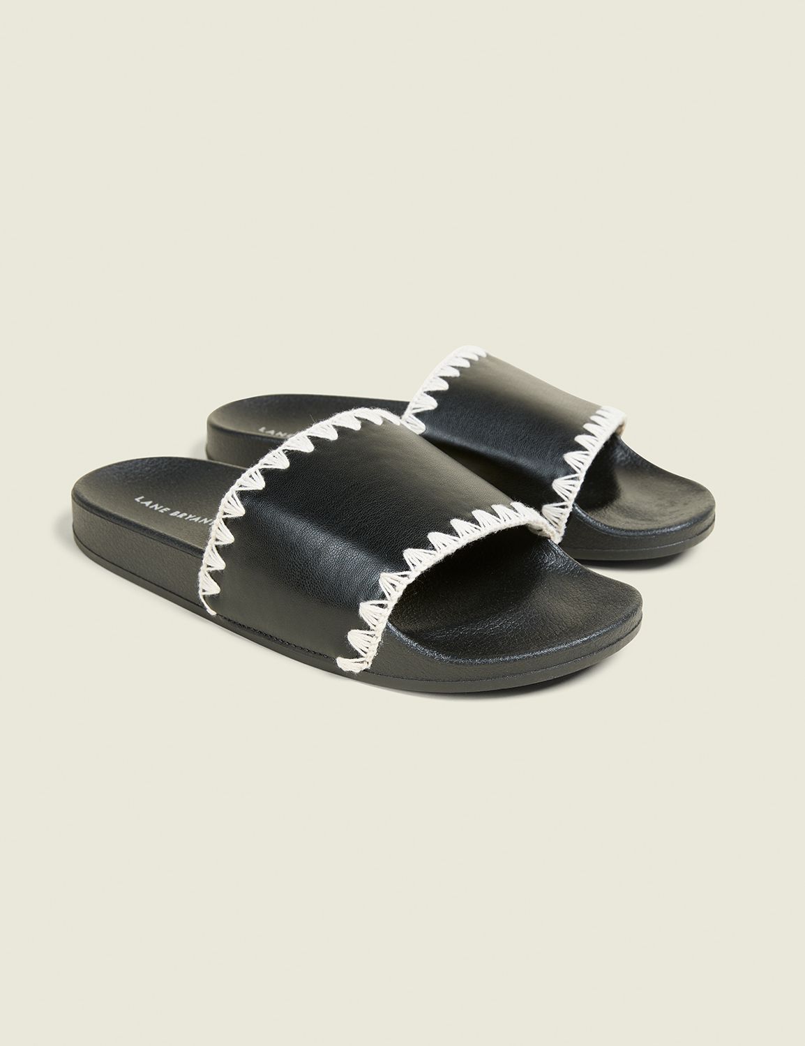 Whipstitch Slide Sandal