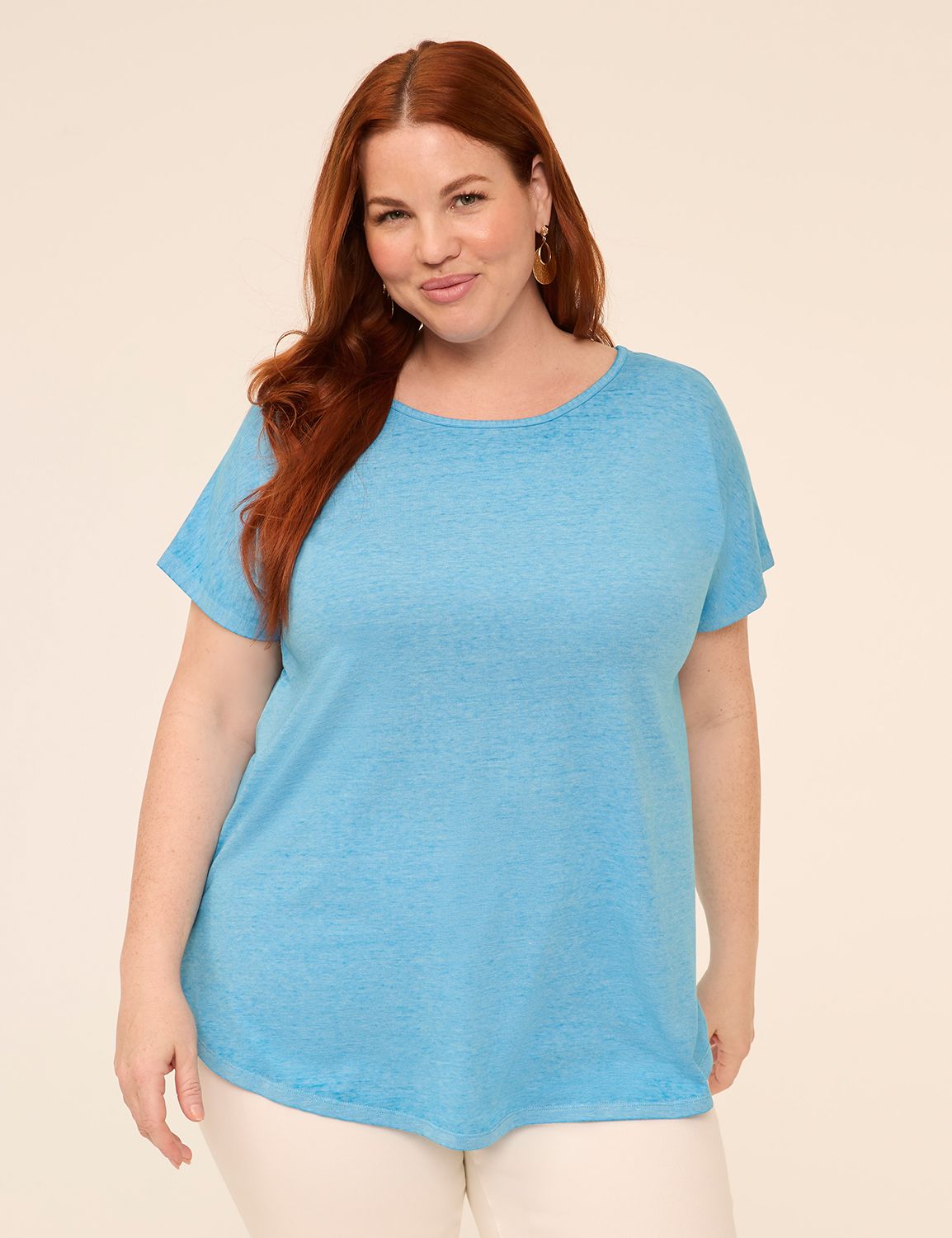 Scoop-Neck Strappy-Back Tee