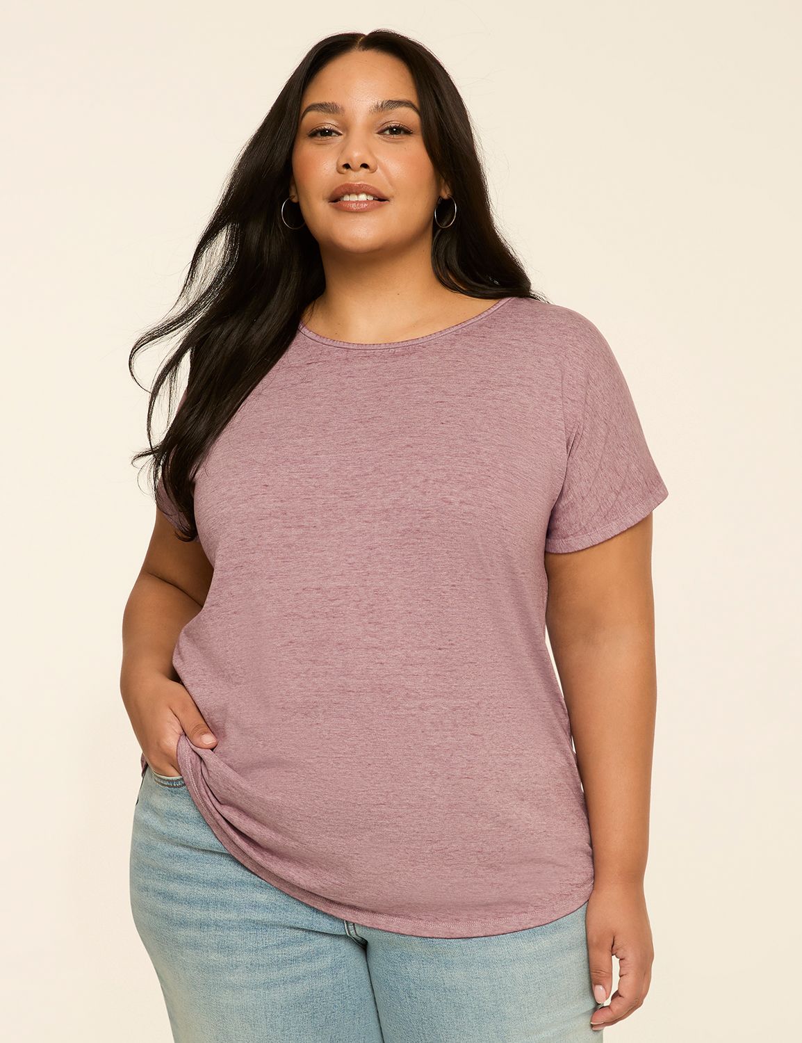 Scoop-Neck Strappy-Back Tee