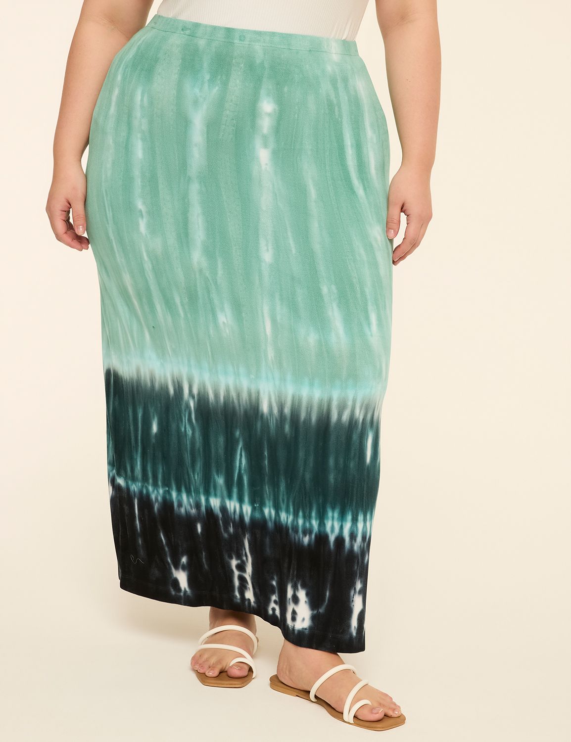 SIDESEAM CINCH MIDI SKIRT 1152095 Product Image 1