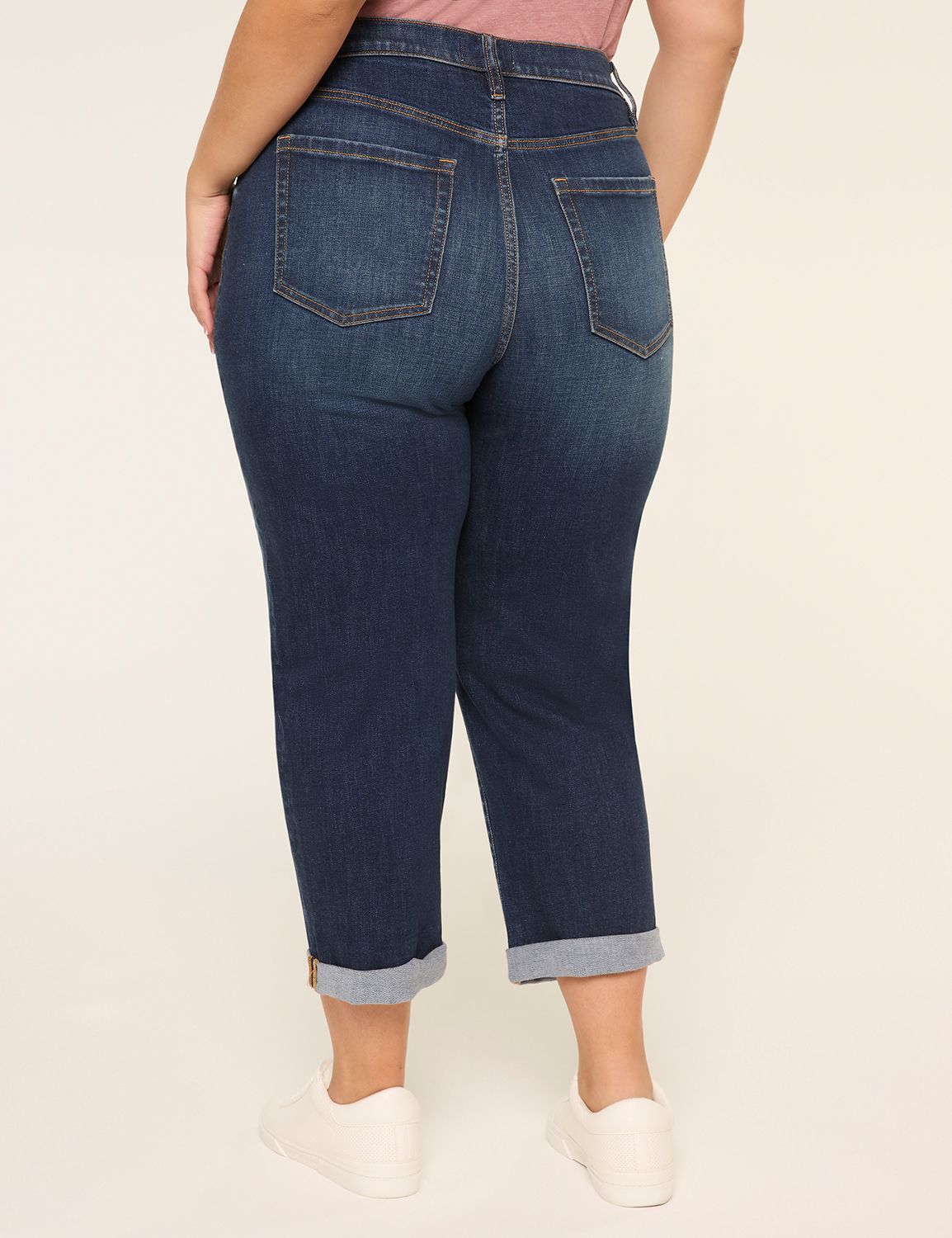 Mid-Rise Boyfriend Capri