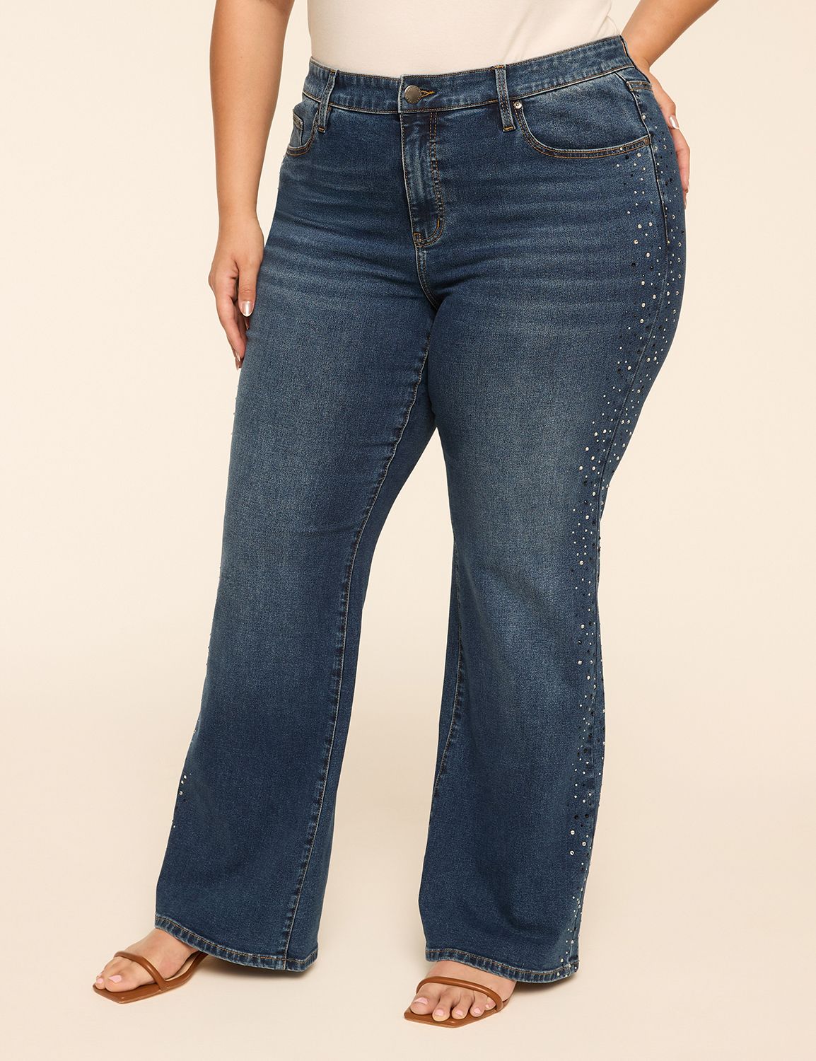 Genius Embellished Bootcut Jean