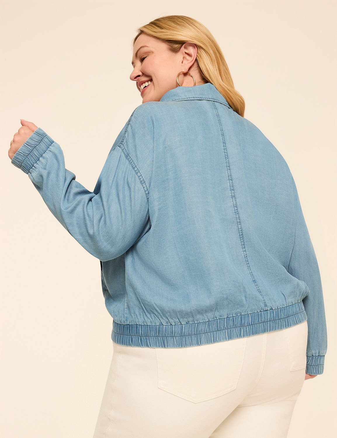 Denim Bomber Jacket