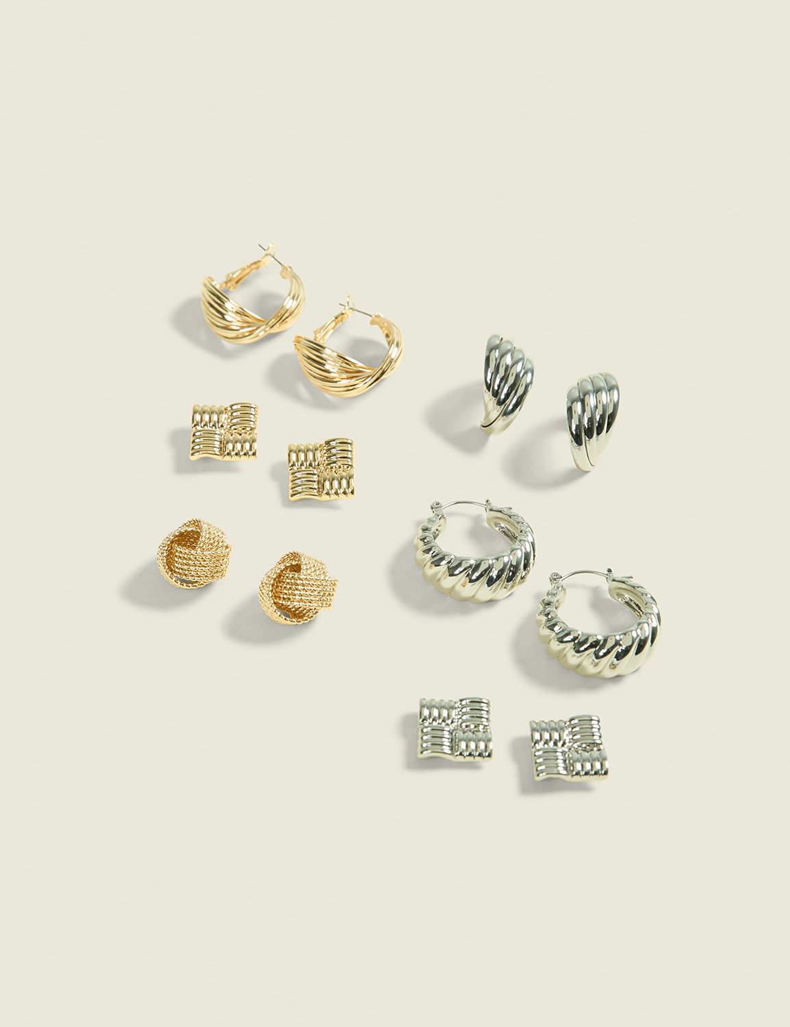 Mixed Metal Essential Earrings 6-Pack