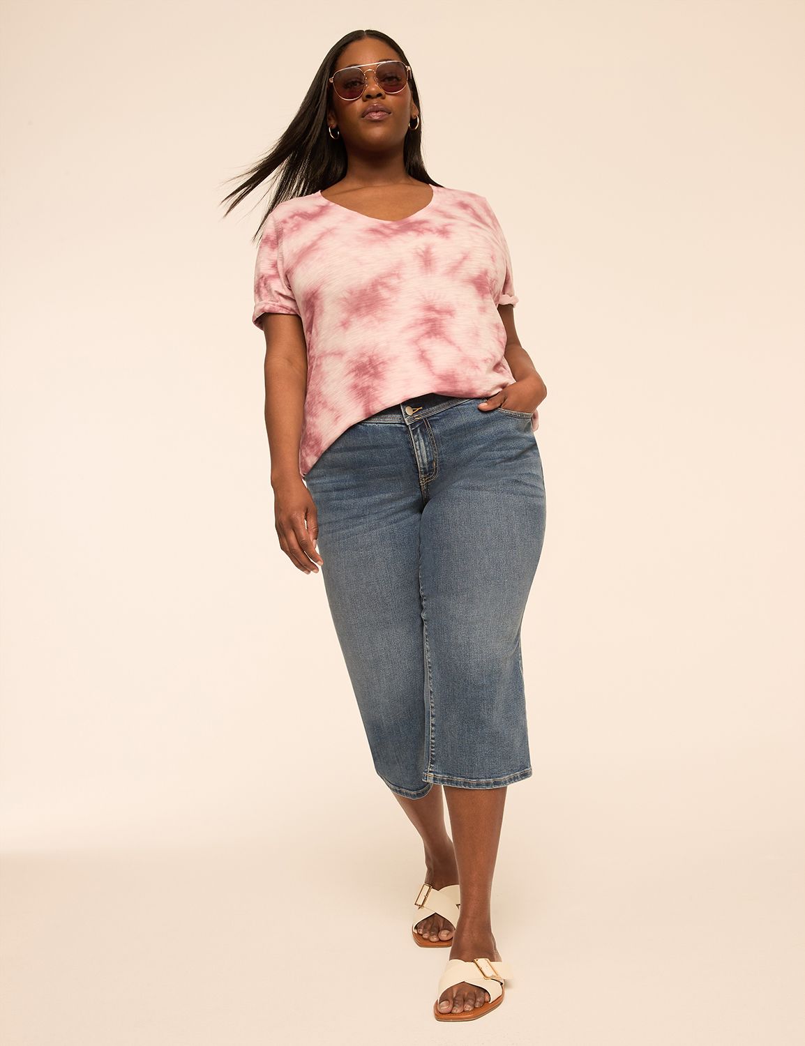 NEW Perfect Sleeve V Neck Tee - Was Product Image 3