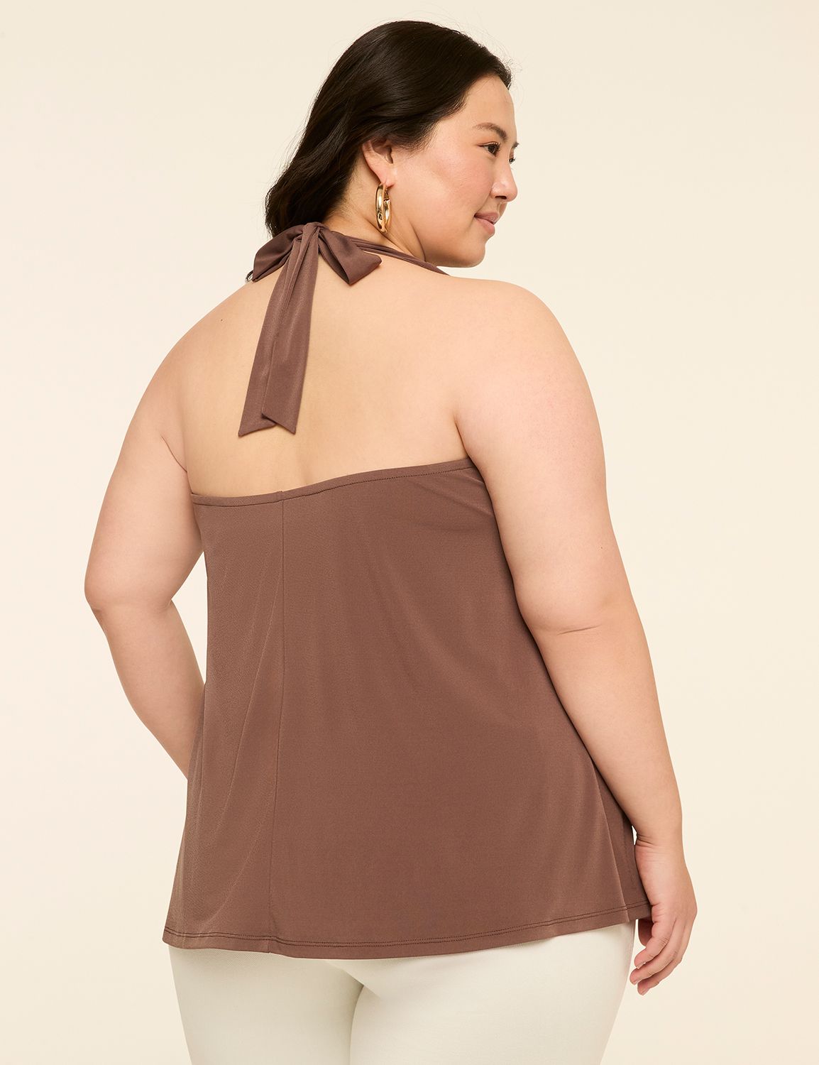 Tie-Neck Halter Top