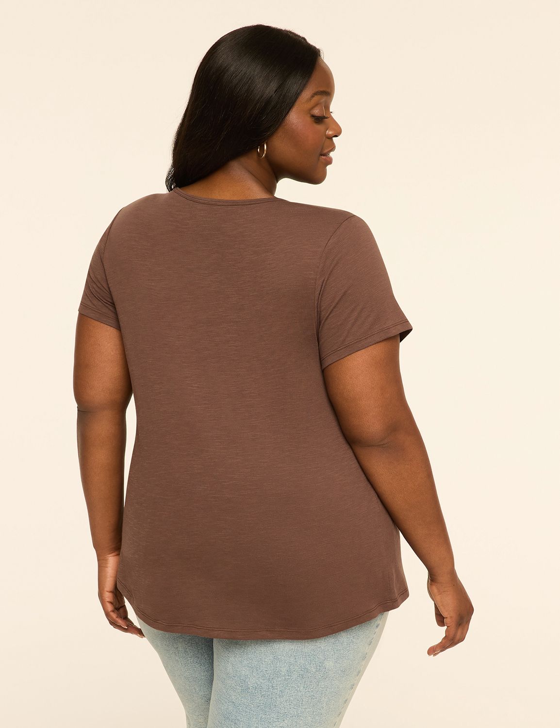 Keyhole Scoop-Neck Top