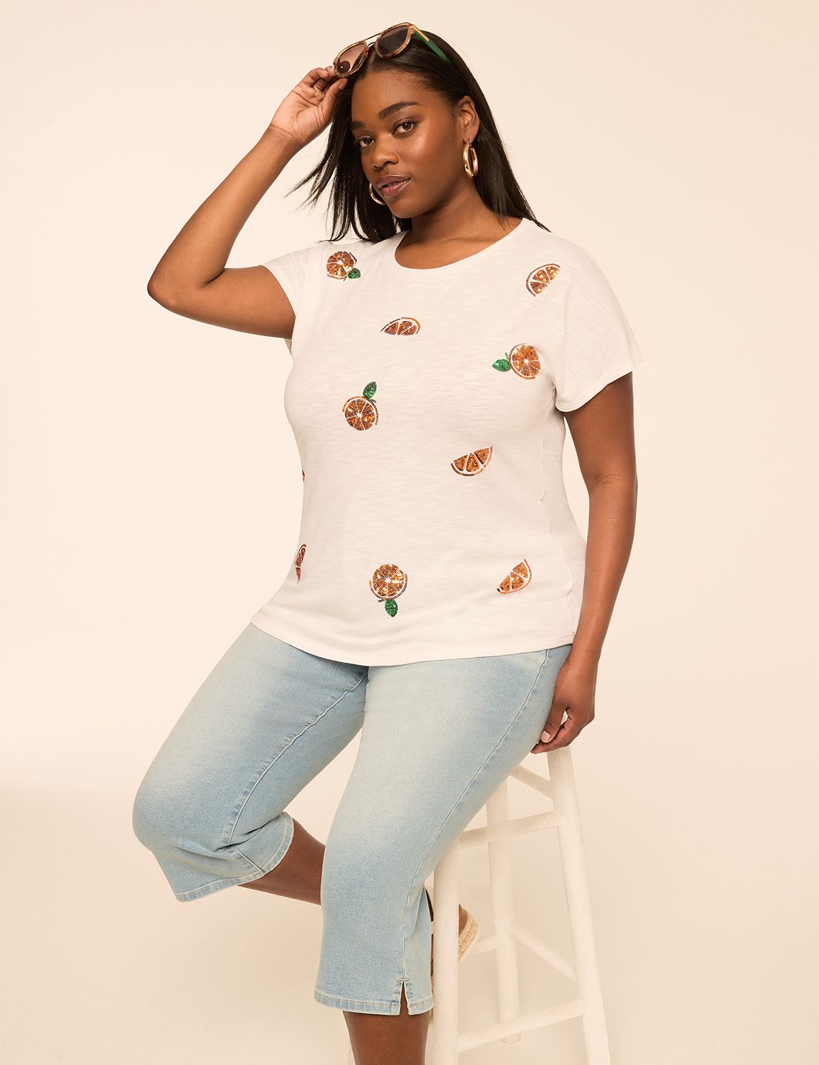 SS Scoop Neck Dolman Graphic: Sequi Product Image 3
