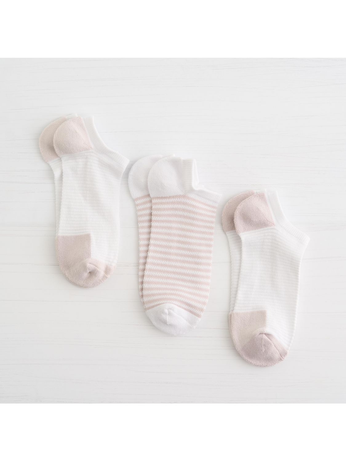 Lemon L7091 3PK WMS NO SHOW SOCK 68 Product Image 3