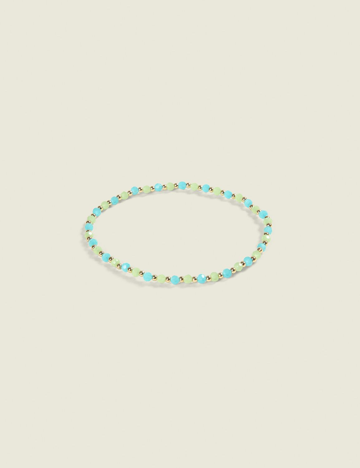 Green & Blue Stretch Bracelet