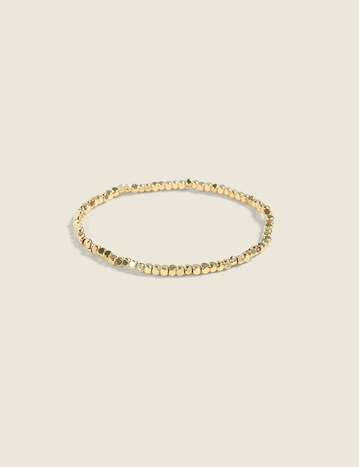 Square Gold solid metal ball stretc Product Image 1