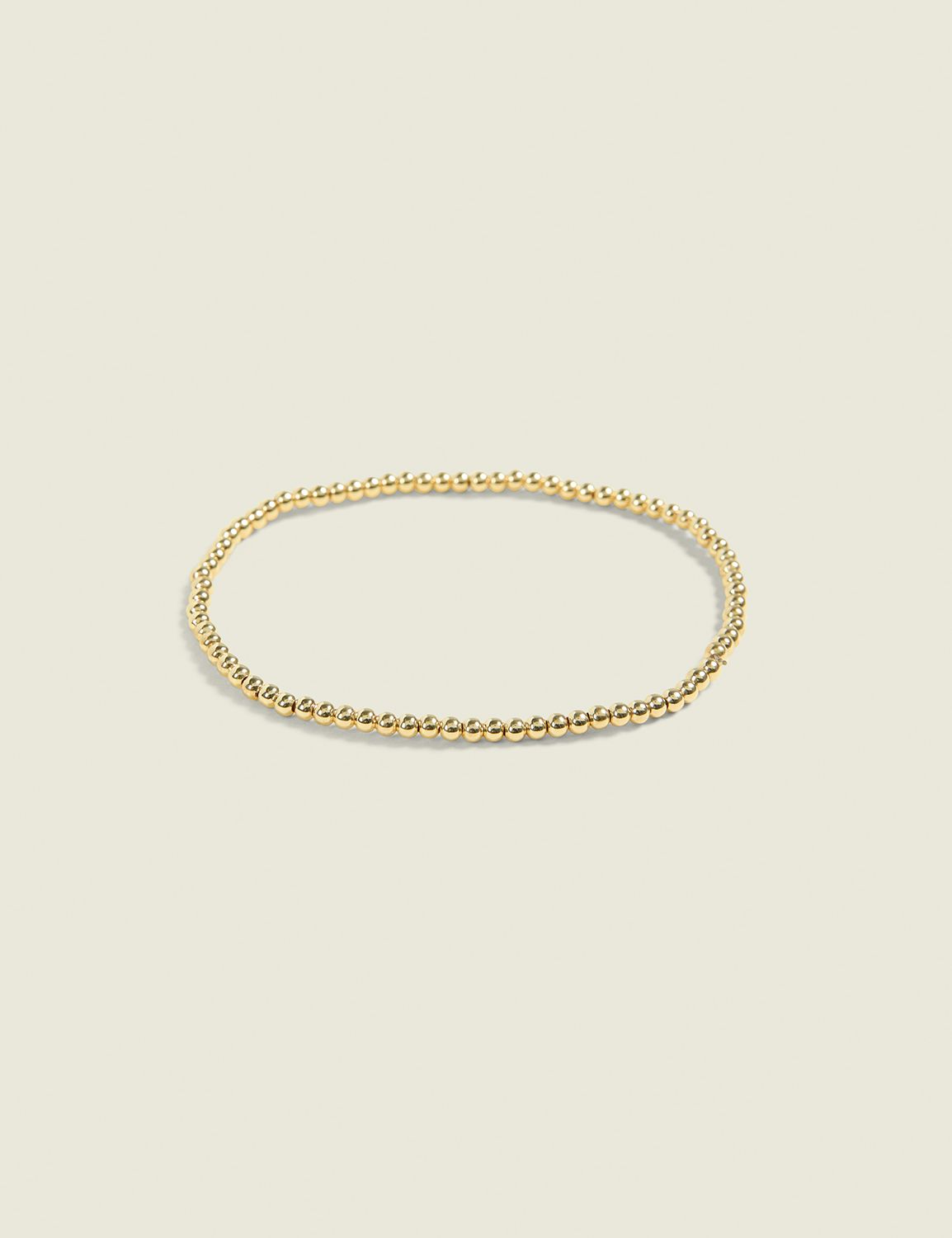 Gold solid metal ball stretch brace Product Image 1