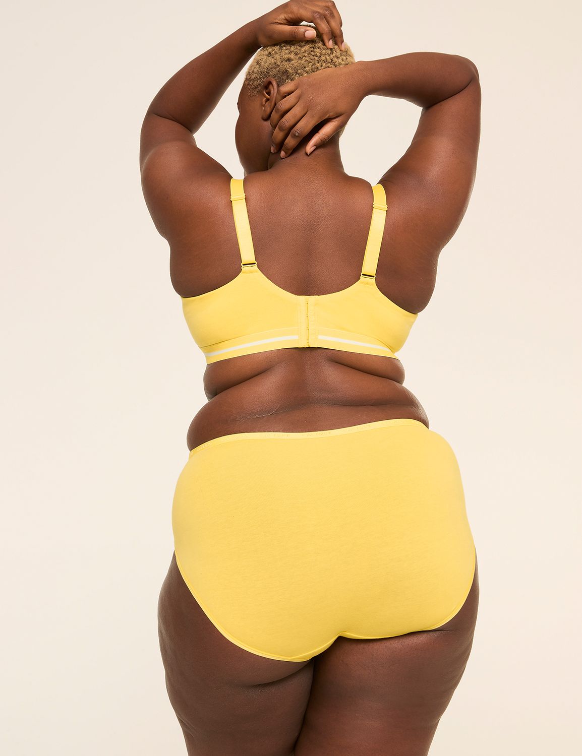 Cotton High-Leg Brief Panty