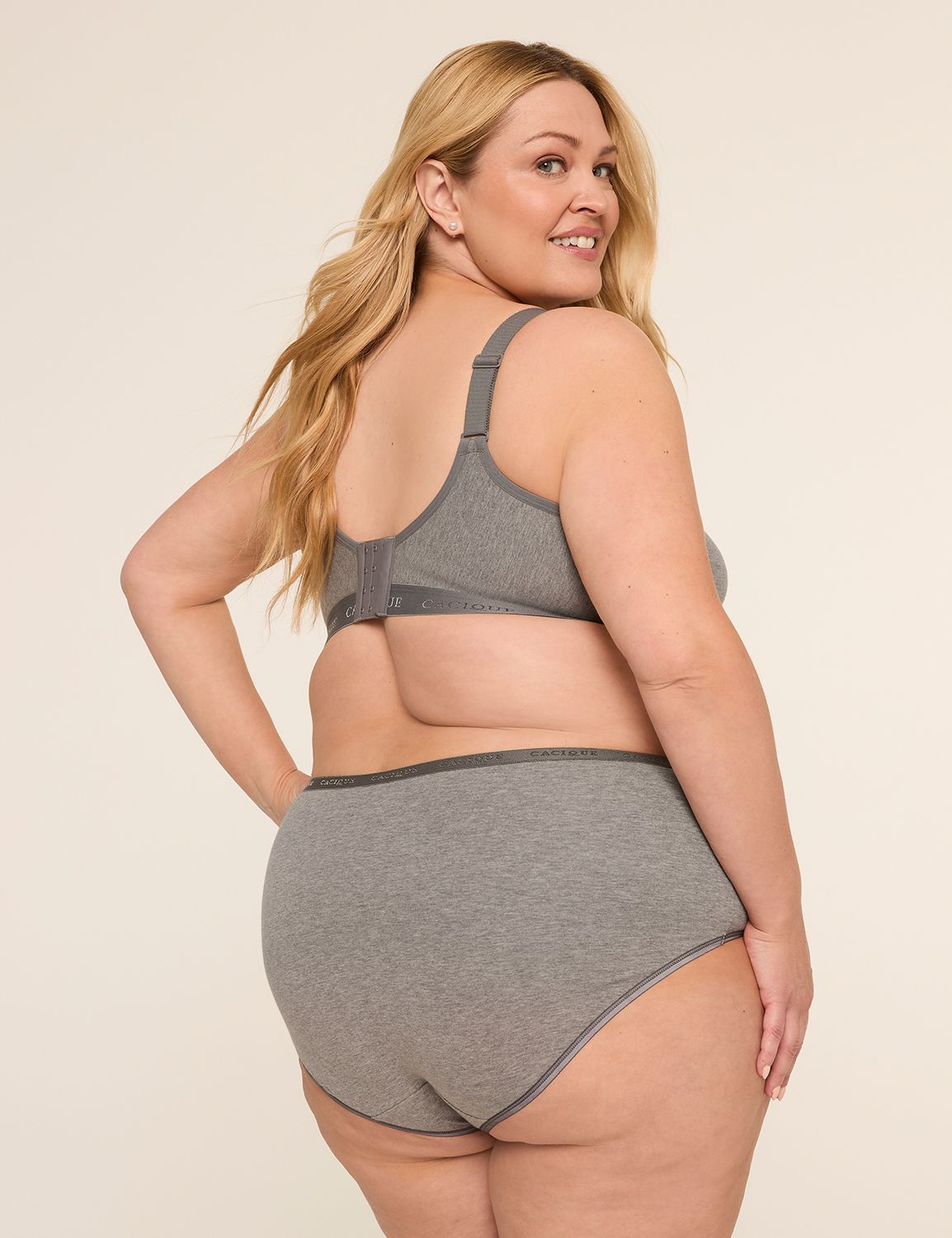 Cotton High Leg Brief-15B 1119229 F Product Image 2
