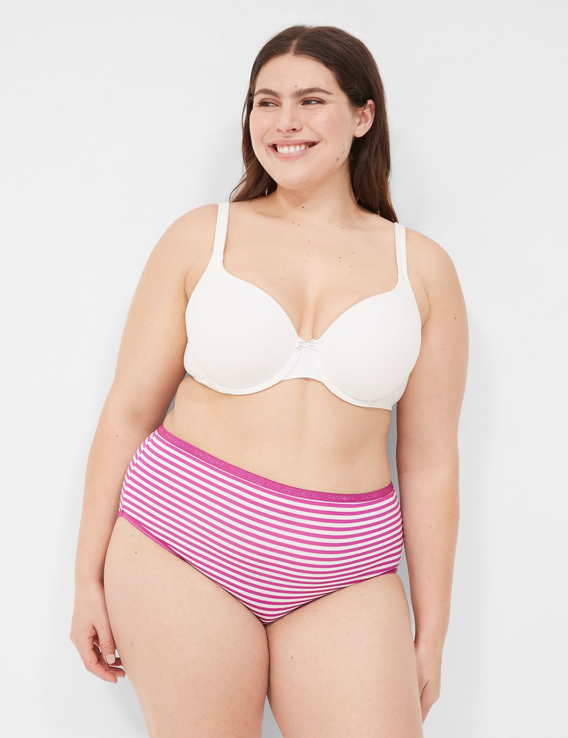 Cotton High-Leg Brief Panty