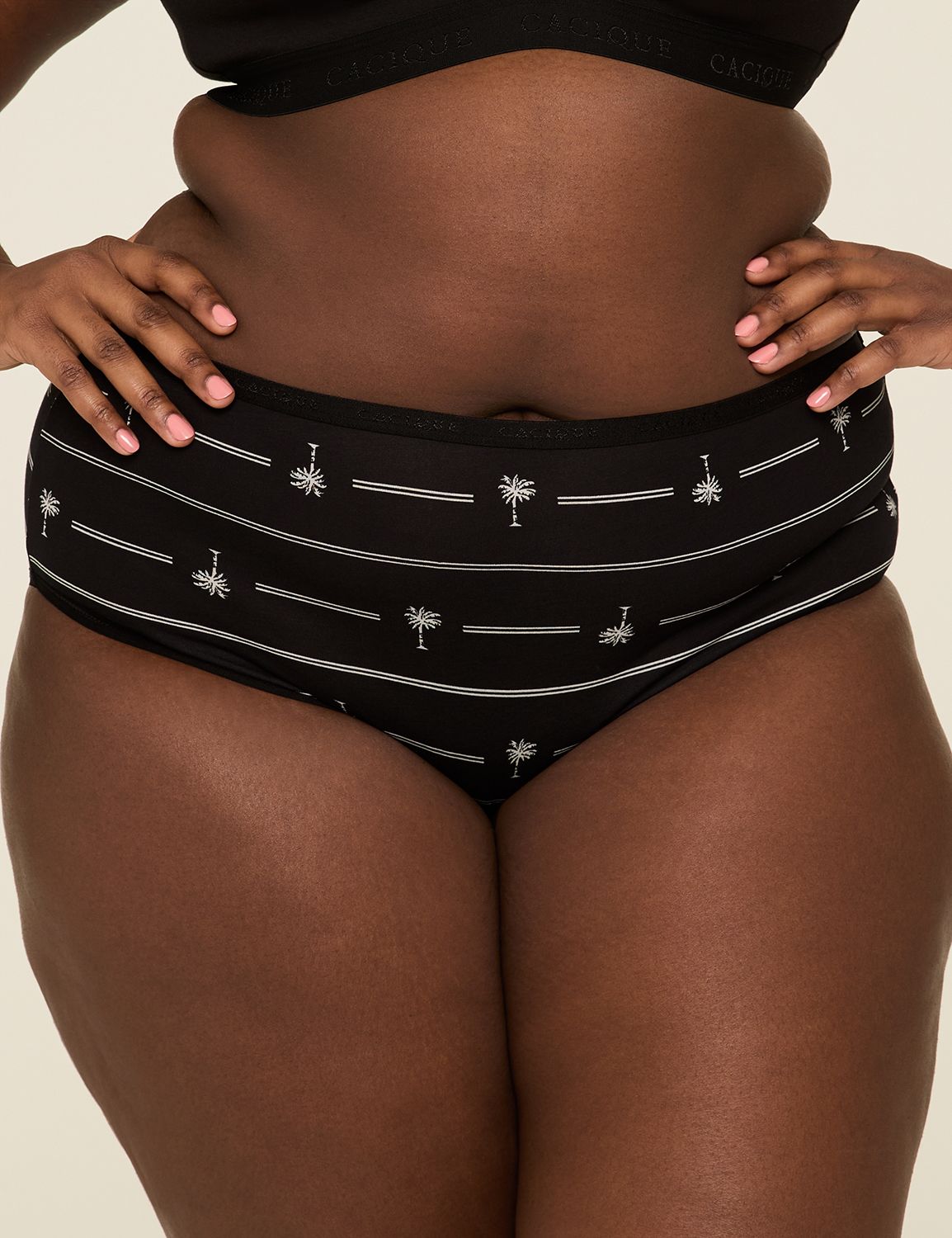 Plain High Leg Brief