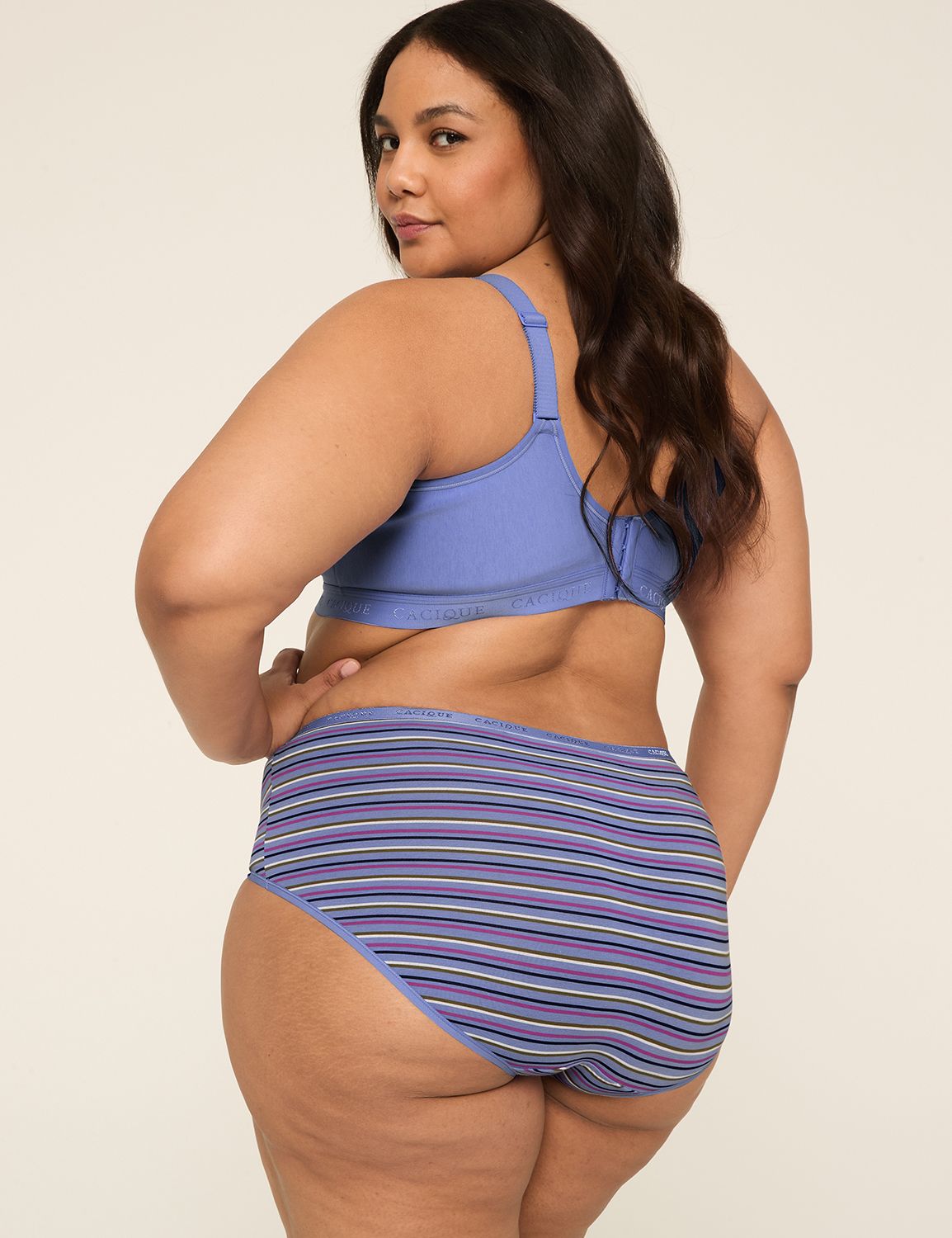 Cotton High Leg Brief-15B  1119229 Product Image 2
