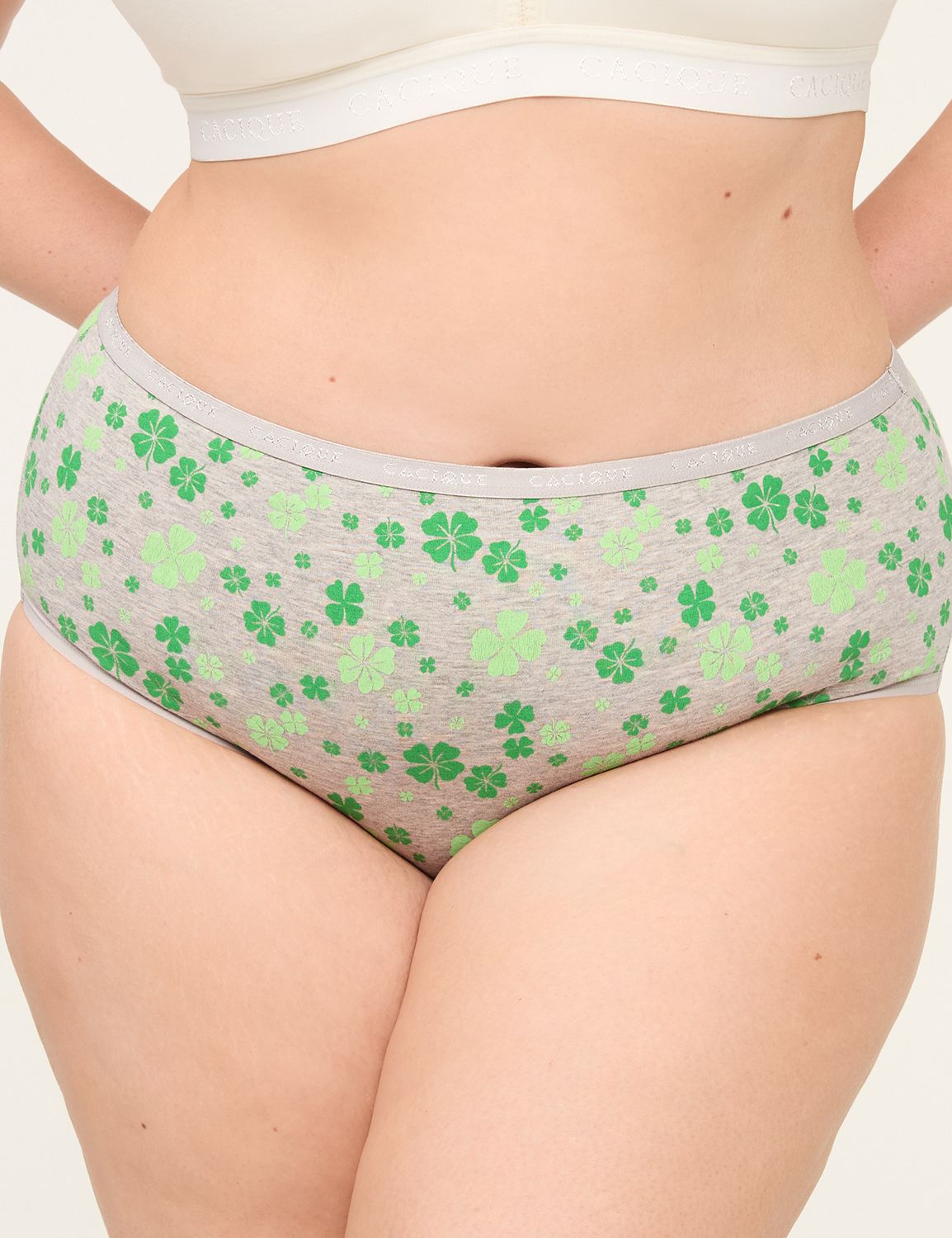 Cotton High-Leg Brief Panty