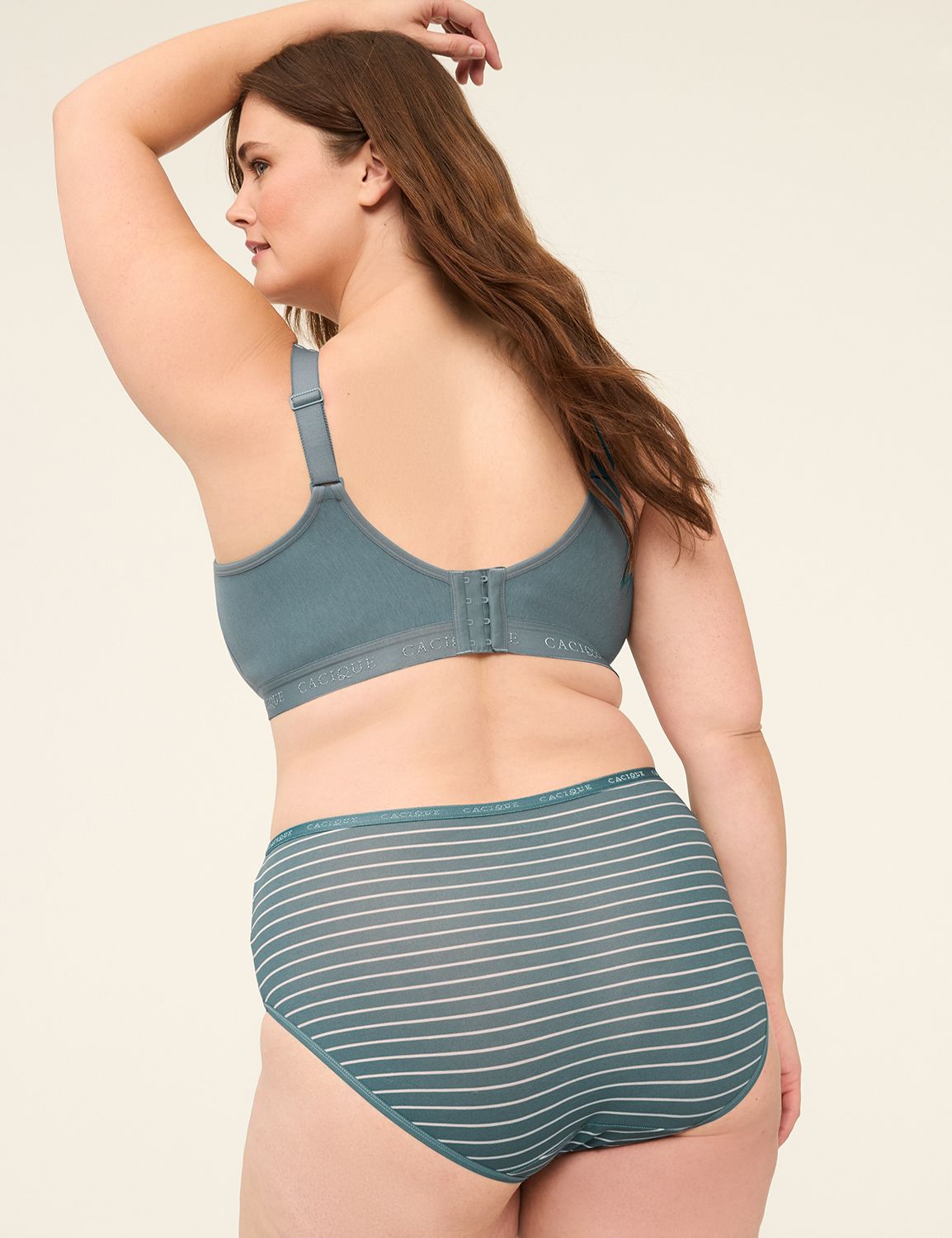 Cotton High-Leg Brief Panty