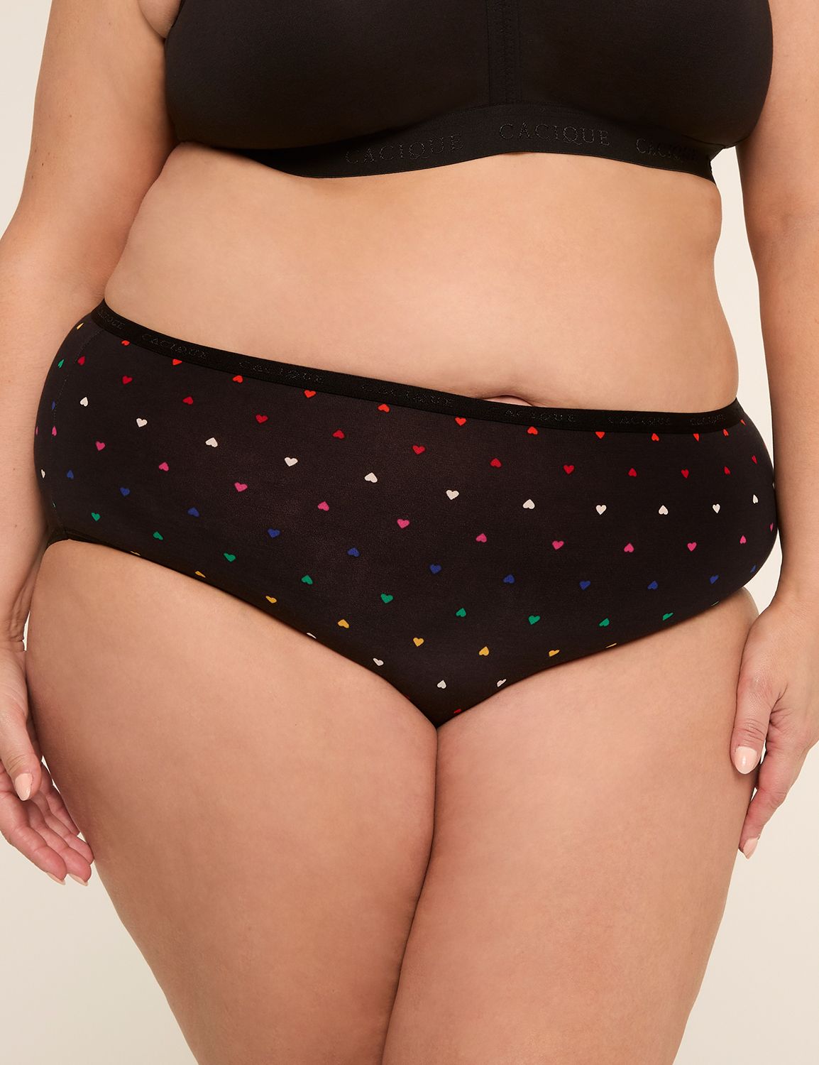 Cotton High-Leg Brief Panty