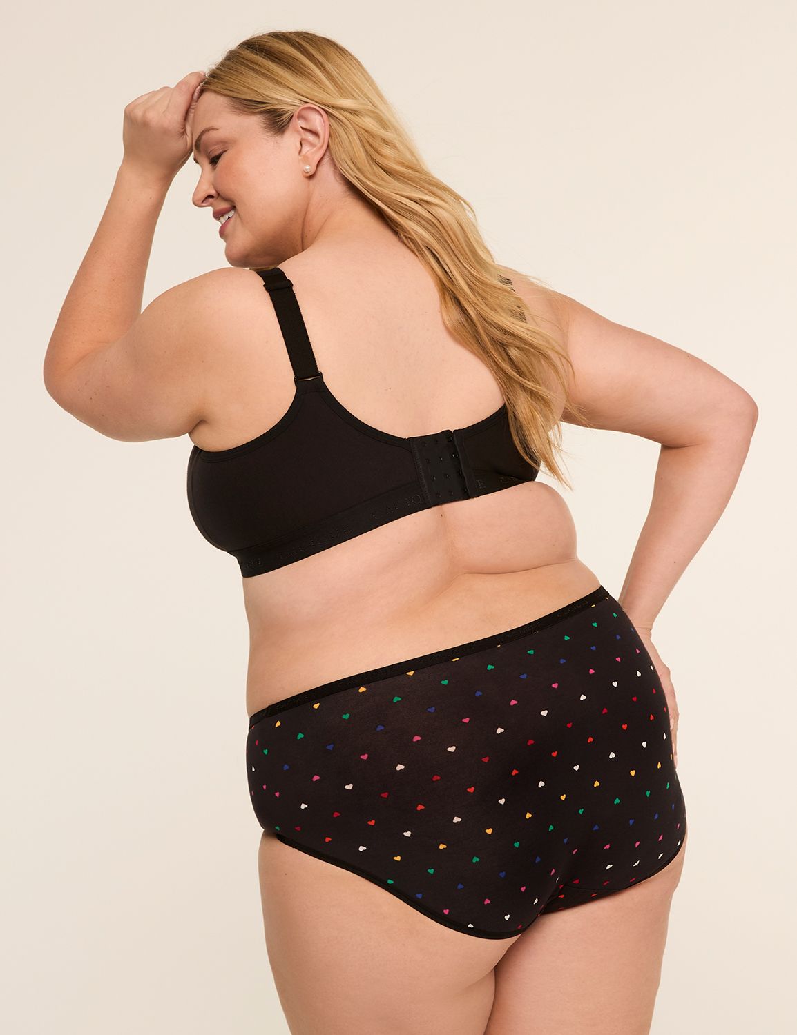 Cotton High-Leg Brief Panty