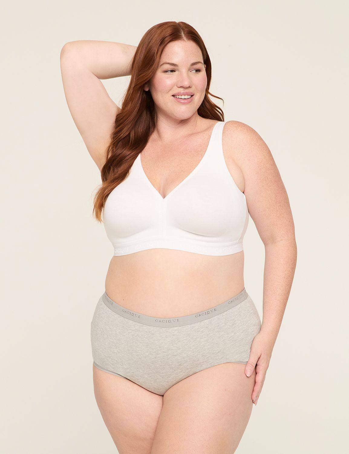 Cotton Unlined No Wire 1088105-Y:Beige:38K LaneBryant, 44% OFF