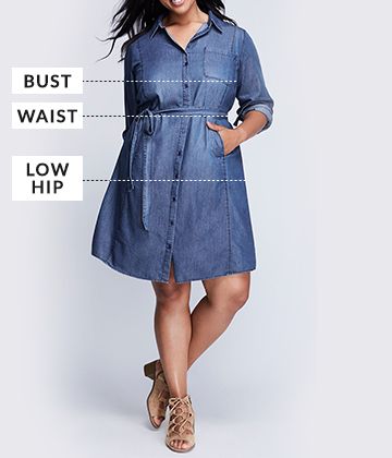 Size Charts Measurements for Plus Sizes Lane Bryant