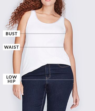 Lane Bryant size chart  Plus size summer fashion, Plus size